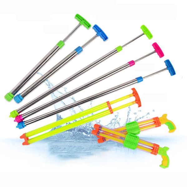 outdoor fun summer pulling type water cannon stainless steel swim sprayer toy for kids children beach water guns water shooter q1217
outdoor fun summer pulling type water cannon stainless steel swim sprayer toy for kids children beach water guns water shooter q1217