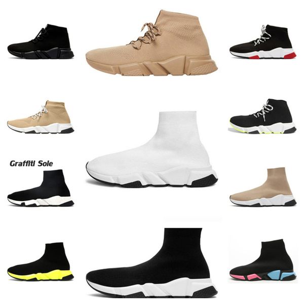 2020 desinger sock sport shoes womens mens flat casual shoes tripler vintage graffiti sneakers socks boots designer platform trainers k30, Black
2020 desinger sock sport shoes womens mens flat casual shoes tripler vintage graffiti sneakers socks boots designer platform trainers k30, Black