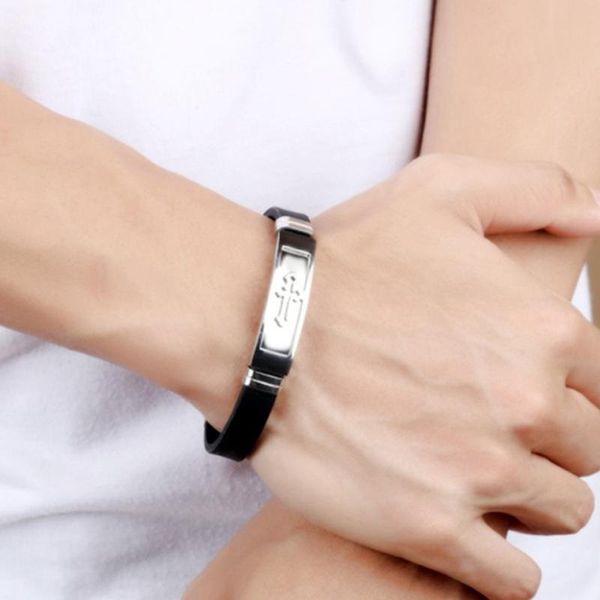 bracelet bangle fashion trendy style jewellery for men silicone handmade stainless steel scorpion cross decoration wrist band wmtigm, Golden;silver
bracelet bangle fashion trendy style jewellery for men silicone handmade stainless steel scorpion cross decoration wrist band wmtigm, Golden;silver