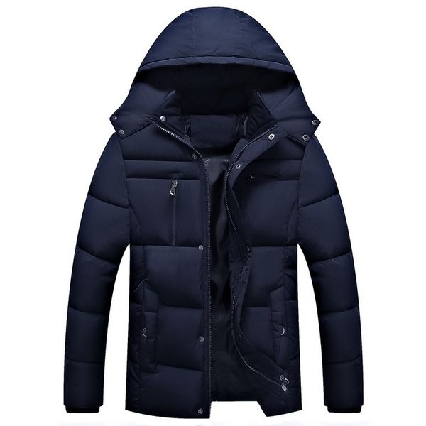 brand mens jackets down cotton overcoat for male cap leisure men thickened outer wear clothing kg-447, Black
brand mens jackets down cotton overcoat for male cap leisure men thickened outer wear clothing kg-447, Black