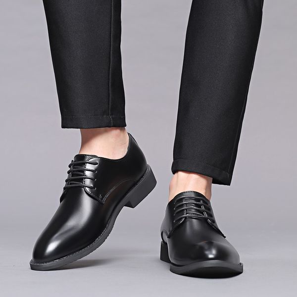 classic business men's dress shoes fashion elegant formal wedding shoes men slip on office oxford shoes for men 2019 new, Black
classic business men's dress shoes fashion elegant formal wedding shoes men slip on office oxford shoes for men 2019 new, Black