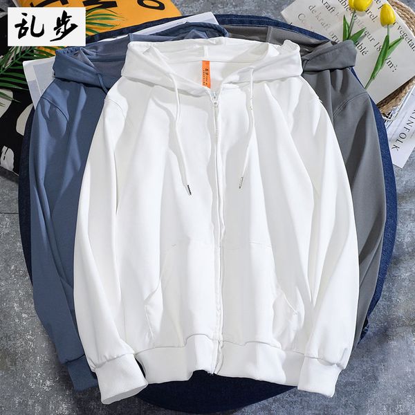 solid color hooded sweater men and women zipper cardigan autumn winter casual sports loose ins long sleeve jacket, Blue
solid color hooded sweater men and women zipper cardigan autumn winter casual sports loose ins long sleeve jacket, Blue
