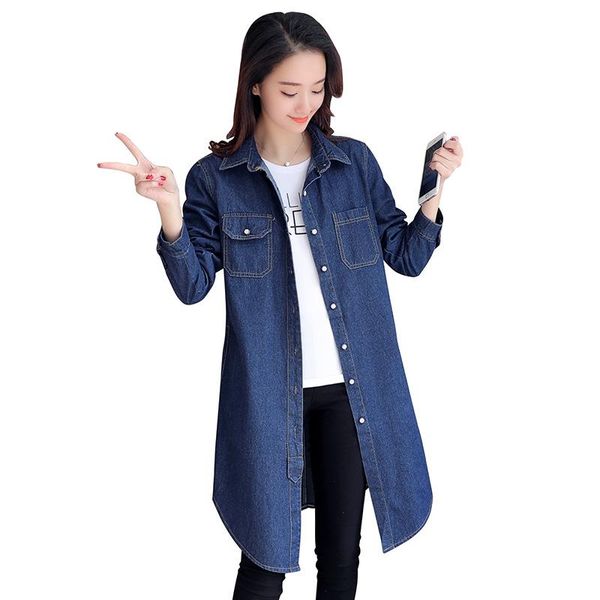 2020 spring denim windbreaker loose thin women's long casual cowboy trench blue manually denim coat s-3xl, Tan;black
2020 spring denim windbreaker loose thin women's long casual cowboy trench blue manually denim coat s-3xl, Tan;black