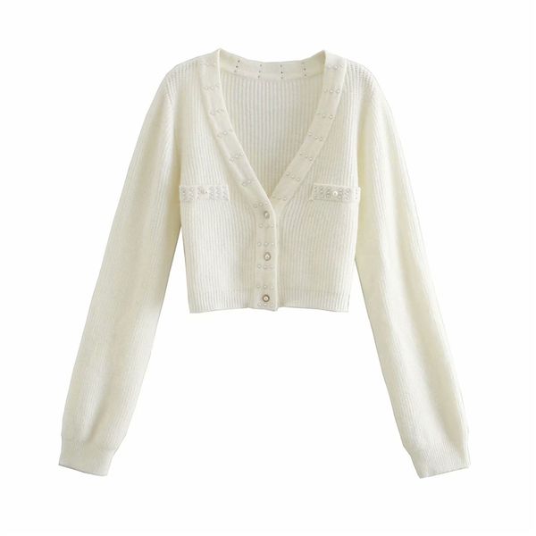 2021 new elegante prola suter casacos moda senhoras com decote em malha s doce feminino chique slido curto cardigans ak6g, White;black
2021 new elegante prola suter casacos moda senhoras com decote em malha s doce feminino chique slido curto cardigans ak6g, White;black