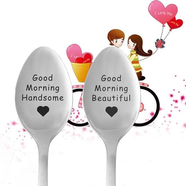 spoons coffee spoon couples stainless steel handsome letter for valentine's day wedding fashion gifts
spoons coffee spoon couples stainless steel handsome letter for valentine's day wedding fashion gifts