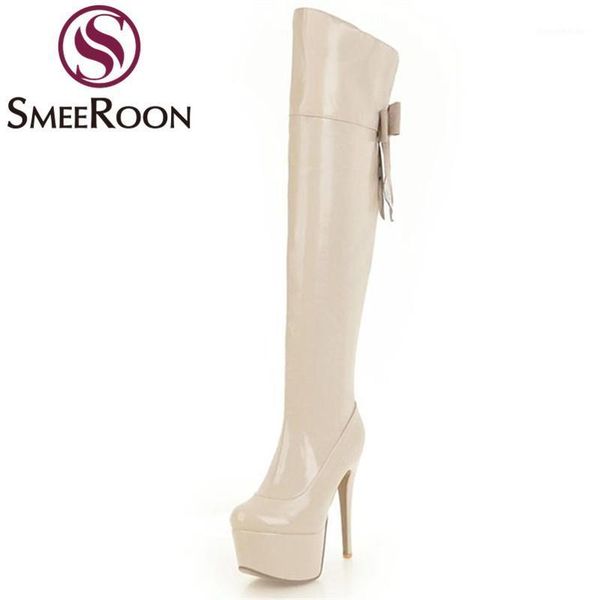 smeeroon winter boots style crystal butterfly knot round toe platform boots rhinestone over the knee women's shoes1, Black
smeeroon winter boots style crystal butterfly knot round toe platform boots rhinestone over the knee women's shoes1, Black