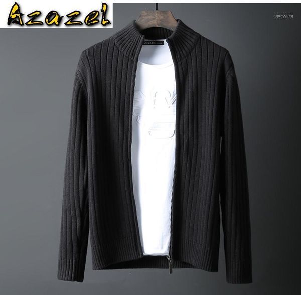 men's sweaters azazel 100% cotton sweater male luxury stand collar solid color man winter plus size 6xl black slim fit mens1, White;black
men's sweaters azazel 100% cotton sweater male luxury stand collar solid color man winter plus size 6xl black slim fit mens1, White;black