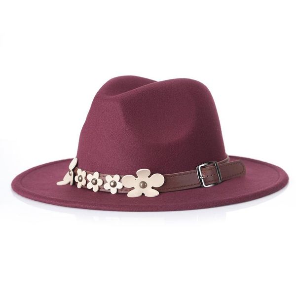 wide brim hats wool jazz panama sun for ladies with leather flowers men fedora trilby cap trend gambler hat, Blue;gray
wide brim hats wool jazz panama sun for ladies with leather flowers men fedora trilby cap trend gambler hat, Blue;gray