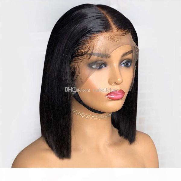 13x6 deep part short lace front wigs human hair pre plucked peruvian virgin blunt bob cut wigs for black women with baby hair, Black;brown
13x6 deep part short lace front wigs human hair pre plucked peruvian virgin blunt bob cut wigs for black women with baby hair, Black;brown