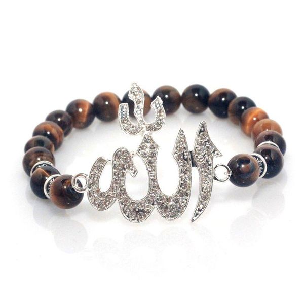 charm bracelets 8mm tiger eye encrusted natural stone for women men muslim stretch elastic beads bracelet jew, Golden;silver
charm bracelets 8mm tiger eye encrusted natural stone for women men muslim stretch elastic beads bracelet jew, Golden;silver