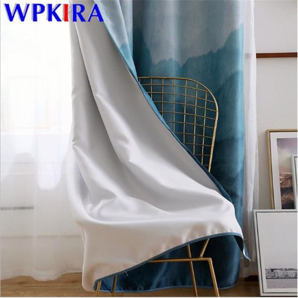 curtain & drapes blue gradient for living room window blinds drape nordic sheer blackout bedroom modern treatment w-zh027
curtain & drapes blue gradient for living room window blinds drape nordic sheer blackout bedroom modern treatment w-zh027