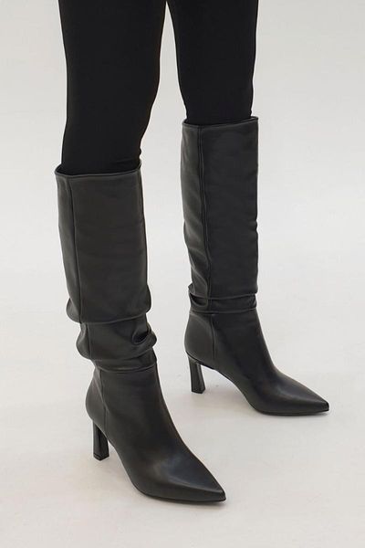 marjin ewoqe women heels boot made in turkey, Black
marjin ewoqe women heels boot made in turkey, Black