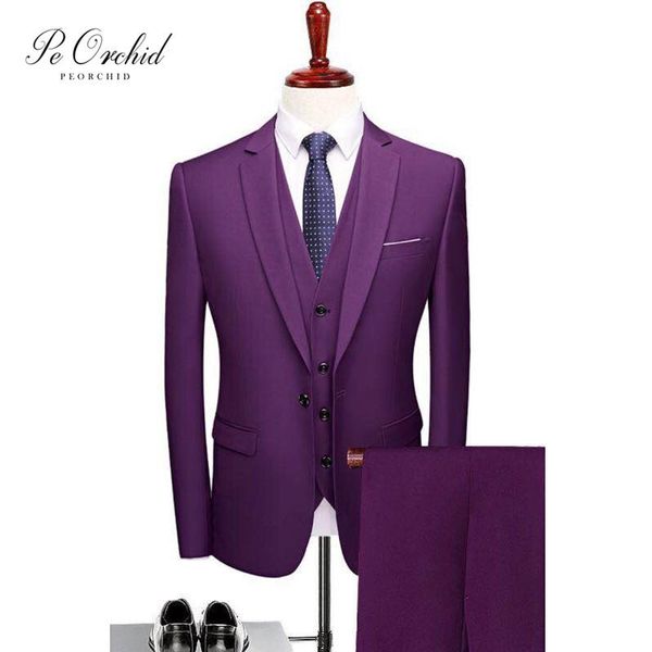 peorchid slim male suit fashion men formal suit 2020 fato de noivo groom wear party purple for wedding tuxedo, White;black
peorchid slim male suit fashion men formal suit 2020 fato de noivo groom wear party purple for wedding tuxedo, White;black