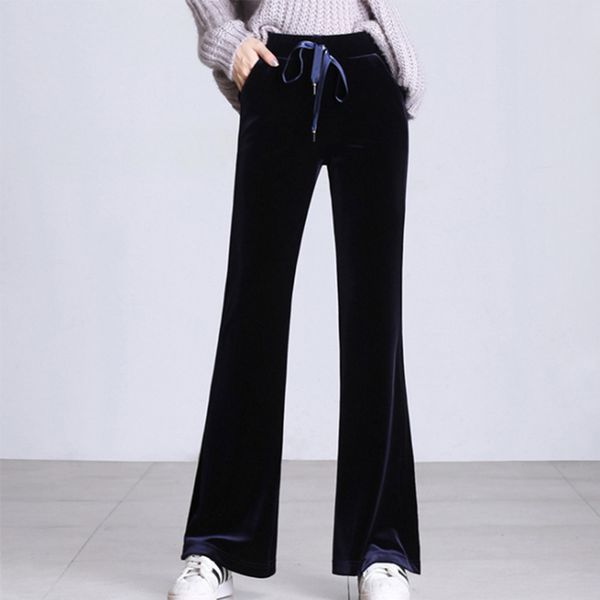 outono de veludo flare para as mulheres inverno novo casual solto perna larga e senhoras escritrio trabalho pleuche calas, Black;white
outono de veludo flare para as mulheres inverno novo casual solto perna larga e senhoras escritrio trabalho pleuche calas, Black;white