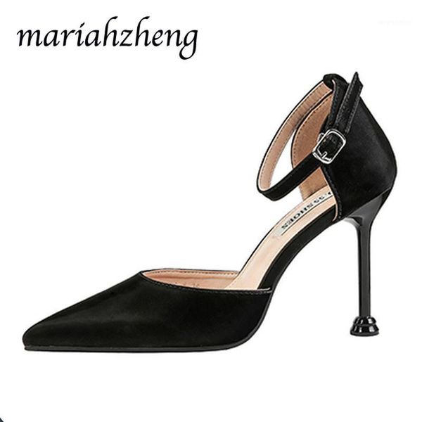 meriahzheng 9.5cm fashion pointed toe high heels satin women's sandals with a word with professional women's shoes lsj1, Black
meriahzheng 9.5cm fashion pointed toe high heels satin women's sandals with a word with professional women's shoes lsj1, Black
