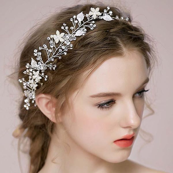 european design hair vine copper wire leaves wedding hair accessories pearl crystal flower bridal wedding jewelry, Golden;silver
european design hair vine copper wire leaves wedding hair accessories pearl crystal flower bridal wedding jewelry, Golden;silver