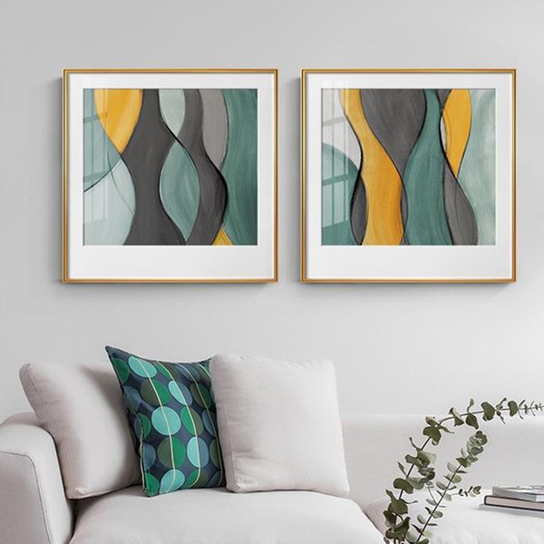 abstract green yellow canvas painting simple poster print for living room dining room modern wall art fashion home decoration
abstract green yellow canvas painting simple poster print for living room dining room modern wall art fashion home decoration