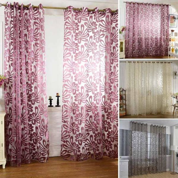 romantic tulle curtain window screening with flower print decoration for living room fbe3
romantic tulle curtain window screening with flower print decoration for living room fbe3