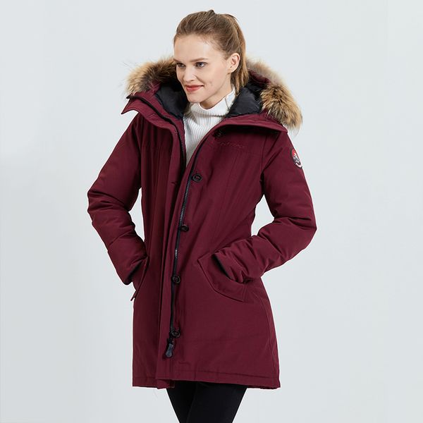 tiger force thick alaska parka women winter jacket with real fur hood waterproof windproof outdoors padded coat snowjacket 201201, Black
tiger force thick alaska parka women winter jacket with real fur hood waterproof windproof outdoors padded coat snowjacket 201201, Black