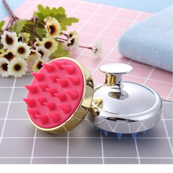 gold plated sile scalp massage hair brushes comb non slip washing shampoo shower brush sqctrx, Silver
gold plated sile scalp massage hair brushes comb non slip washing shampoo shower brush sqctrx, Silver