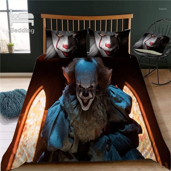horror and funny pennywise the clown 3d bedding set printed duvet cover set king twin size1
horror and funny pennywise the clown 3d bedding set printed duvet cover set king twin size1