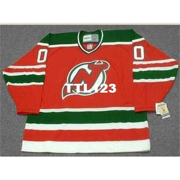 men new jersey devils 1980's ccm vintage away customized "any name & number(s)" hockey jersey or custom any name or number re, Black
men new jersey devils 1980's ccm vintage away customized "any name & number(s)" hockey jersey or custom any name or number re, Black