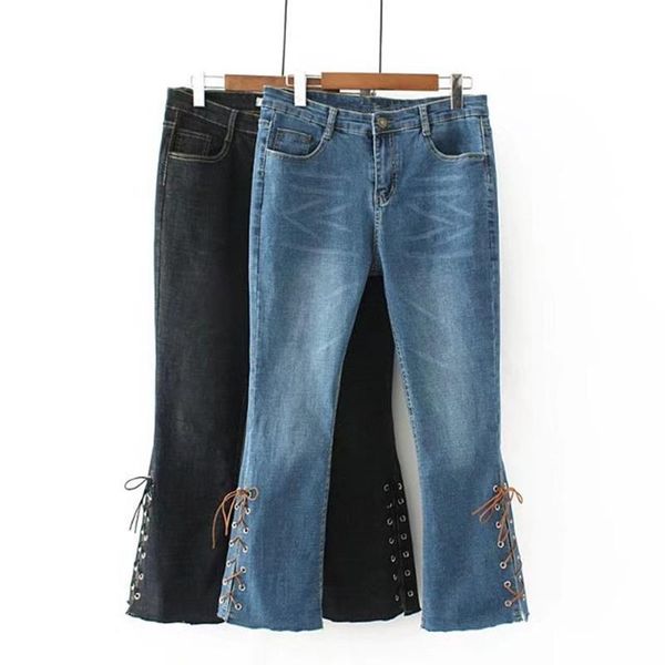 women's jeans women fashion high waist flare denim wide leg pants vaqueros mujer stretch plus size femme ladies black c5418, Blue
women's jeans women fashion high waist flare denim wide leg pants vaqueros mujer stretch plus size femme ladies black c5418, Blue