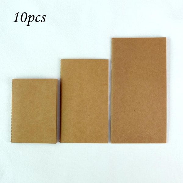 10pcs Traveler's Notebook Refill L/m/s 3 Sizes 9 Types Replace Insert Standard/portable/passport Size Krart Paper Diary