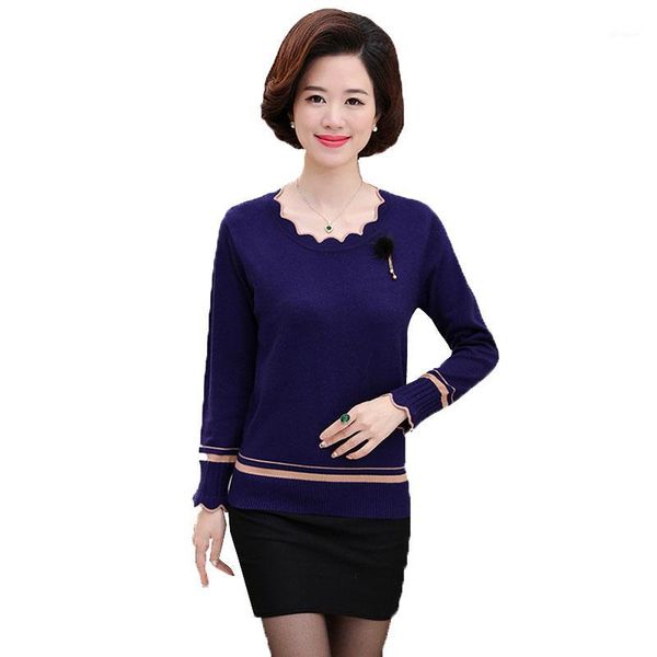 women fashion new sweater 2019 autumn winter middle-age women pullovers female loose large size knitted sweater 4xl t1021, White;black
women fashion new sweater 2019 autumn winter middle-age women pullovers female loose large size knitted sweater 4xl t1021, White;black