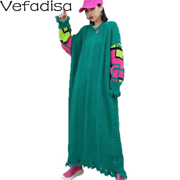 women's sweaters vefadisa tassel patchwork knitted dress women striped sweater 2021 autumn winter thick plus size pullover qyf4445, White;black
women's sweaters vefadisa tassel patchwork knitted dress women striped sweater 2021 autumn winter thick plus size pullover qyf4445, White;black