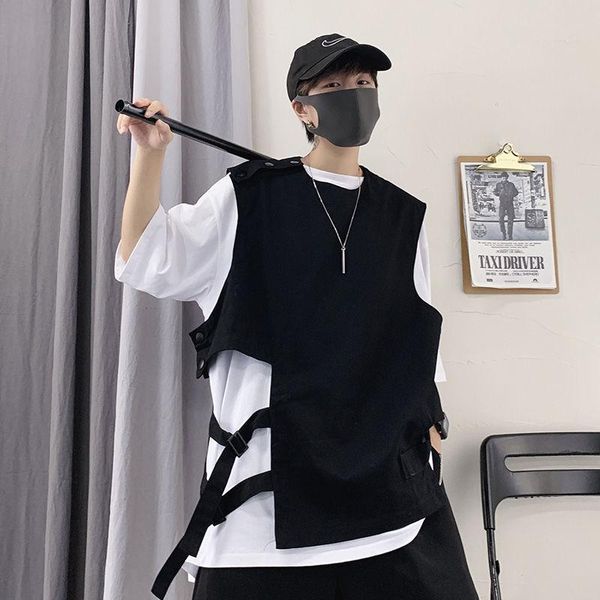 autumn black pullover vest men's fashion casual loose tooling vest men streetwear wild japanese hip-hop mens m-3xl, Black;white
autumn black pullover vest men's fashion casual loose tooling vest men streetwear wild japanese hip-hop mens m-3xl, Black;white