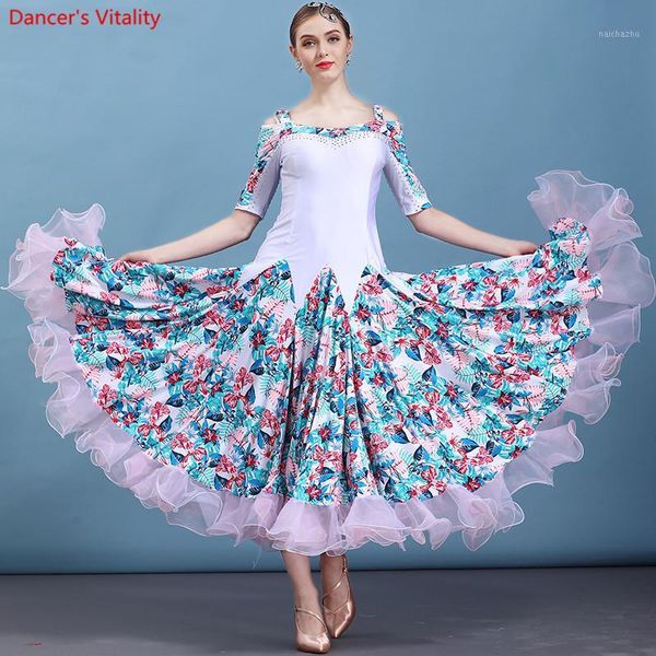 new white ballroom dance dress women waltz dance competition standard dress lady costumes flamenco modern1, Black;red
new white ballroom dance dress women waltz dance competition standard dress lady costumes flamenco modern1, Black;red
