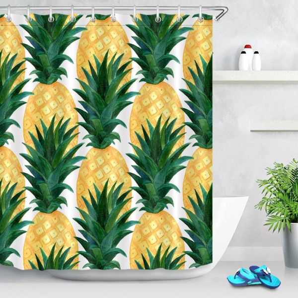LB Watercolor Pineapples Fashion White Shower Curtains Liner Tropical Fruit Waterproof Custom Bathroom Fabric For Bathtub Decor
LB Watercolor Pineapples Fashion White Shower Curtains Liner Tropical Fruit Waterproof Custom Bathroom Fabric For Bathtub Decor
