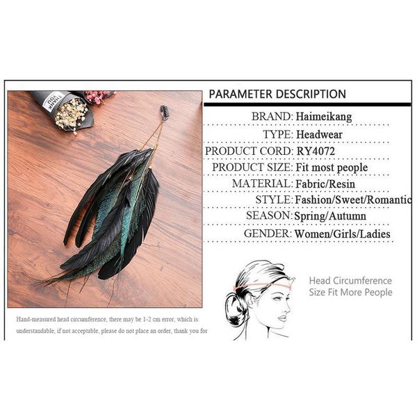 haimeikang women feather clip headband novelty headdress tribal hair rope headpieces hippie party fashion new jllozt
haimeikang women feather clip headband novelty headdress tribal hair rope headpieces hippie party fashion new jllozt