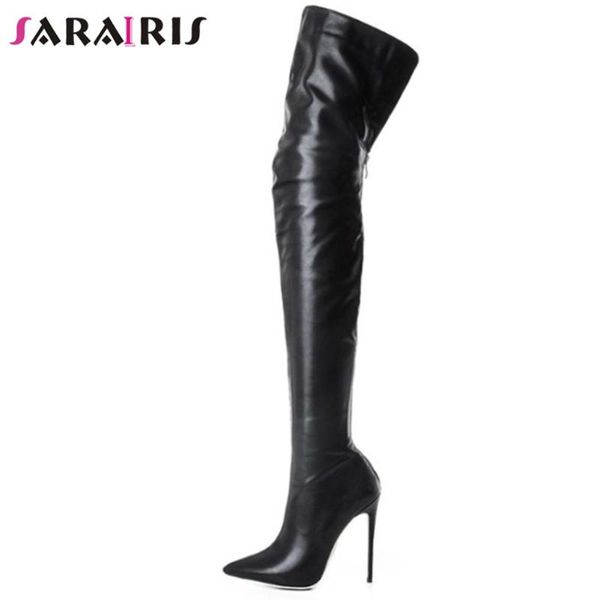 sarairis big size 34-43 female new fashion boots party thigh high boots women thin high heels over the knee shoes woman, Black
sarairis big size 34-43 female new fashion boots party thigh high boots women thin high heels over the knee shoes woman, Black