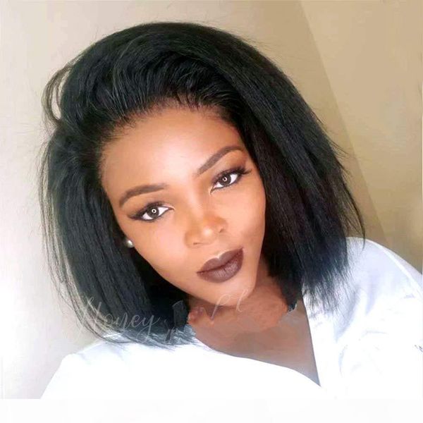 13x6 deep part lace front wig kinky straight brazilian virgin human hair 150% density lace wigs bleached knots pre plucked with baby hair, Black;brown
13x6 deep part lace front wig kinky straight brazilian virgin human hair 150% density lace wigs bleached knots pre plucked with baby hair, Black;brown