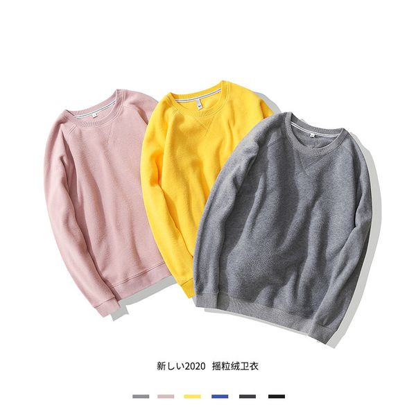 new thickened fleece sweater for autumn and winter 2020 round neck solid raglan sleeve loose men's sweater, Black
new thickened fleece sweater for autumn and winter 2020 round neck solid raglan sleeve loose men's sweater, Black