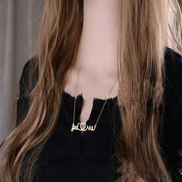 necklace for women couple stainless steel fashion choker statement love necklace letter color gift for women wholesale1, Silver
necklace for women couple stainless steel fashion choker statement love necklace letter color gift for women wholesale1, Silver