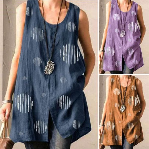 womens print blouse zanzea kaftan summer tank casual split sleeveless tunic female asymmetrical blusas shirts plus size 7, White
womens print blouse zanzea kaftan summer tank casual split sleeveless tunic female asymmetrical blusas shirts plus size 7, White