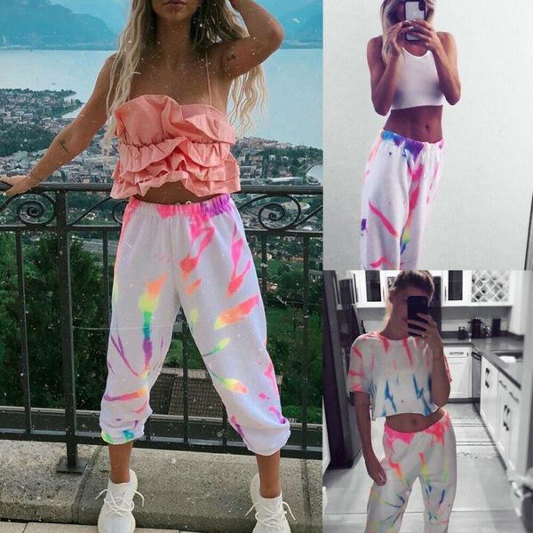 fashion women tie dye jogger pants high waist long pants active ladies girls sport pants elastic waist women sweatpants, Black;white
fashion women tie dye jogger pants high waist long pants active ladies girls sport pants elastic waist women sweatpants, Black;white