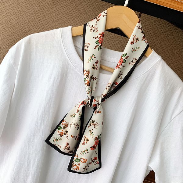 new spring, summer, autumn and winter brand creative small silk scarf female professional small scarf thin narrow long ribbon klwe, Black;purple
new spring, summer, autumn and winter brand creative small silk scarf female professional small scarf thin narrow long ribbon klwe, Black;purple