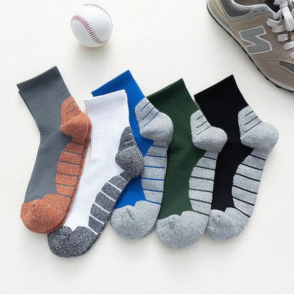 basketball socks men professional marathon running sweat-absorbent cotton breathable sports ankle socks male fashion chaussette, Black
basketball socks men professional marathon running sweat-absorbent cotton breathable sports ankle socks male fashion chaussette, Black