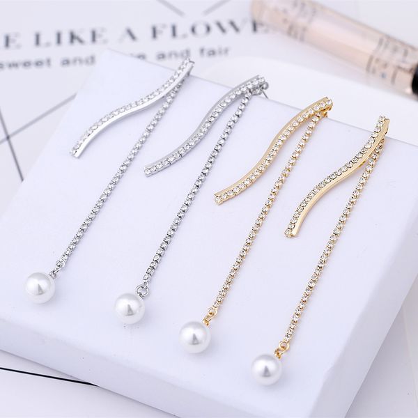 npkds brand bar long thread tassel earrings glossy arc geometric earrings for women gold silver color statement jewelry gift, Golden
npkds brand bar long thread tassel earrings glossy arc geometric earrings for women gold silver color statement jewelry gift, Golden
