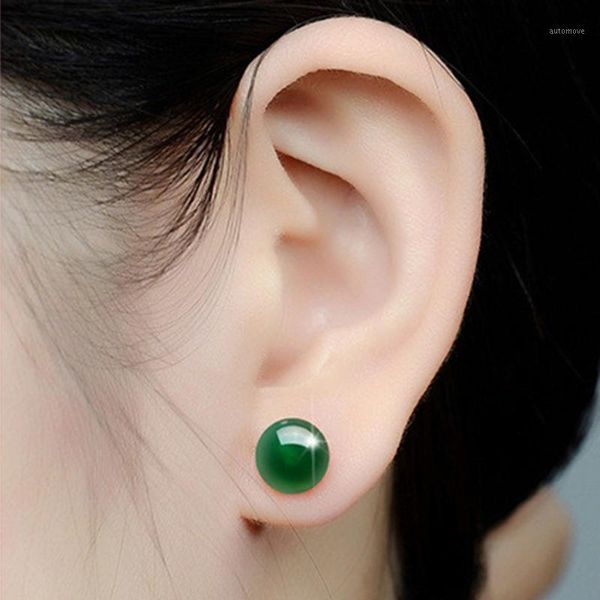 round natural green chalcedony earring female copper plated red black green stud stone crystal vintage jewelry wedding1, Golden;silver
round natural green chalcedony earring female copper plated red black green stud stone crystal vintage jewelry wedding1, Golden;silver