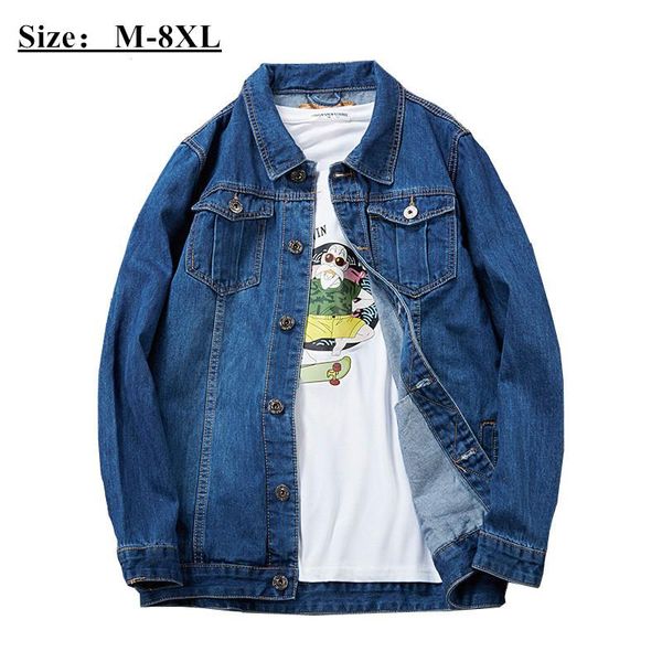 blue wash mens denim jeans jacket outerwear new spring autumn casual plus size m-4xl 5xl 6xl 7xl 8xl max chest coat kg-484, Black;brown
blue wash mens denim jeans jacket outerwear new spring autumn casual plus size m-4xl 5xl 6xl 7xl 8xl max chest coat kg-484, Black;brown