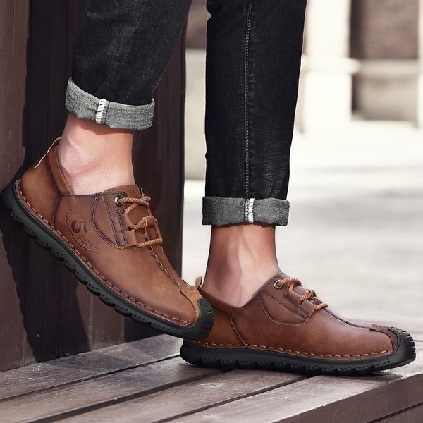 katesen brand men's genuine leather shoes new fashion lace-up luxury dress shoes winter classic casual loafers big size 48 201125, Black
katesen brand men's genuine leather shoes new fashion lace-up luxury dress shoes winter classic casual loafers big size 48 201125, Black