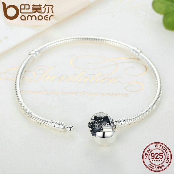 bamoer authentic 100% 925 sterling silver classic snake chain bangle & bracelet for women sterling silver jewelry pas916 201209, Black
bamoer authentic 100% 925 sterling silver classic snake chain bangle & bracelet for women sterling silver jewelry pas916 201209, Black