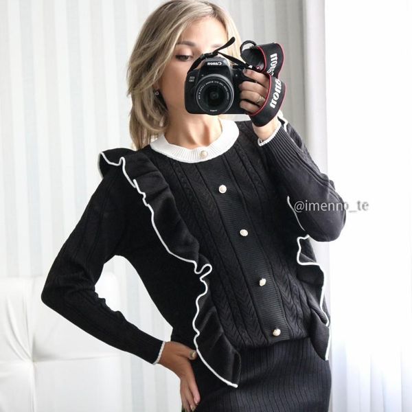lotus leaf women sweater englang style woman pullover sweaters spring autumn long sleeve knitwear soft jumper pull femme, White;black
lotus leaf women sweater englang style woman pullover sweaters spring autumn long sleeve knitwear soft jumper pull femme, White;black