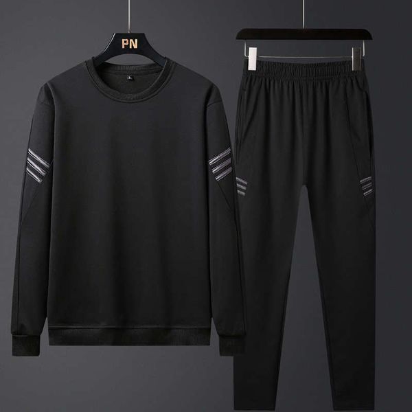 2858#2019 autumn / winter men's temperament sports simple wind sweater suit round neck long sleeve pants set, Gray
2858#2019 autumn / winter men's temperament sports simple wind sweater suit round neck long sleeve pants set, Gray