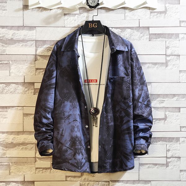 2021 new men's print long shirt loose streetwear fashion spring more oversized m-5xl zwfm, White;black
2021 new men's print long shirt loose streetwear fashion spring more oversized m-5xl zwfm, White;black